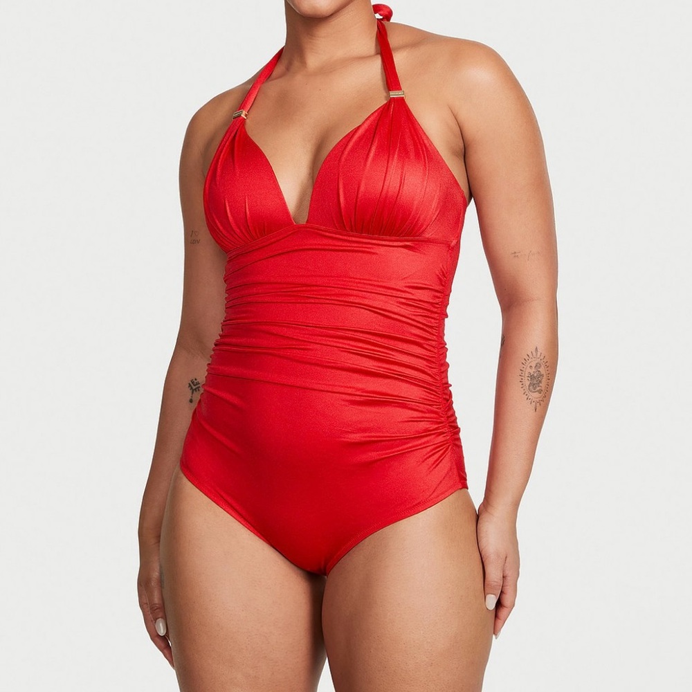 Victoria's Secret Red One Piece Swimsuit